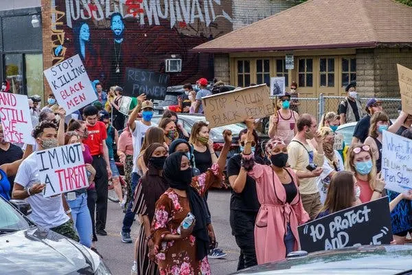 Demonstrations in Minneapolis began on Tuesday, a day after the video of had been widely shared. via nytimes