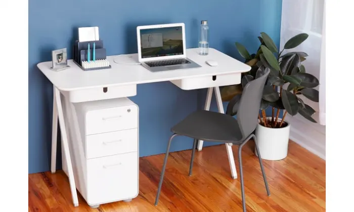 A clean workspace helps you destress