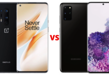 OnePlus 8 Pro vs Samsung Galaxy S20 Plus