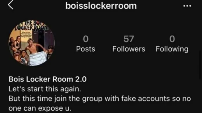 Boys locker room